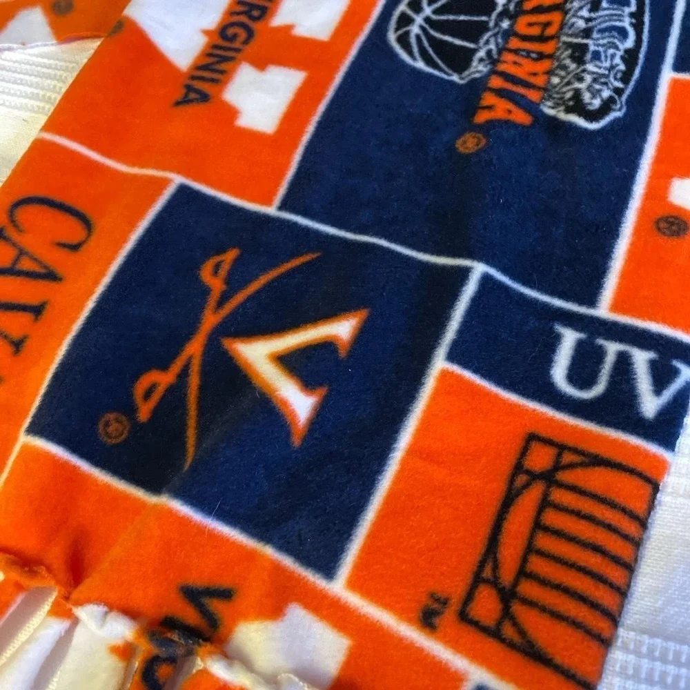 Virginia Cavaliers Basketball Fleece Handmade Scarf